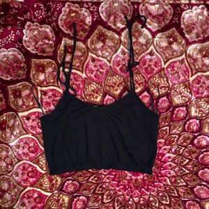 Black crop top